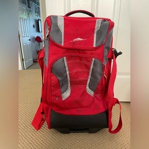 4 piece luggage set - check bag, carry on, under seat laptop bag, and backpack